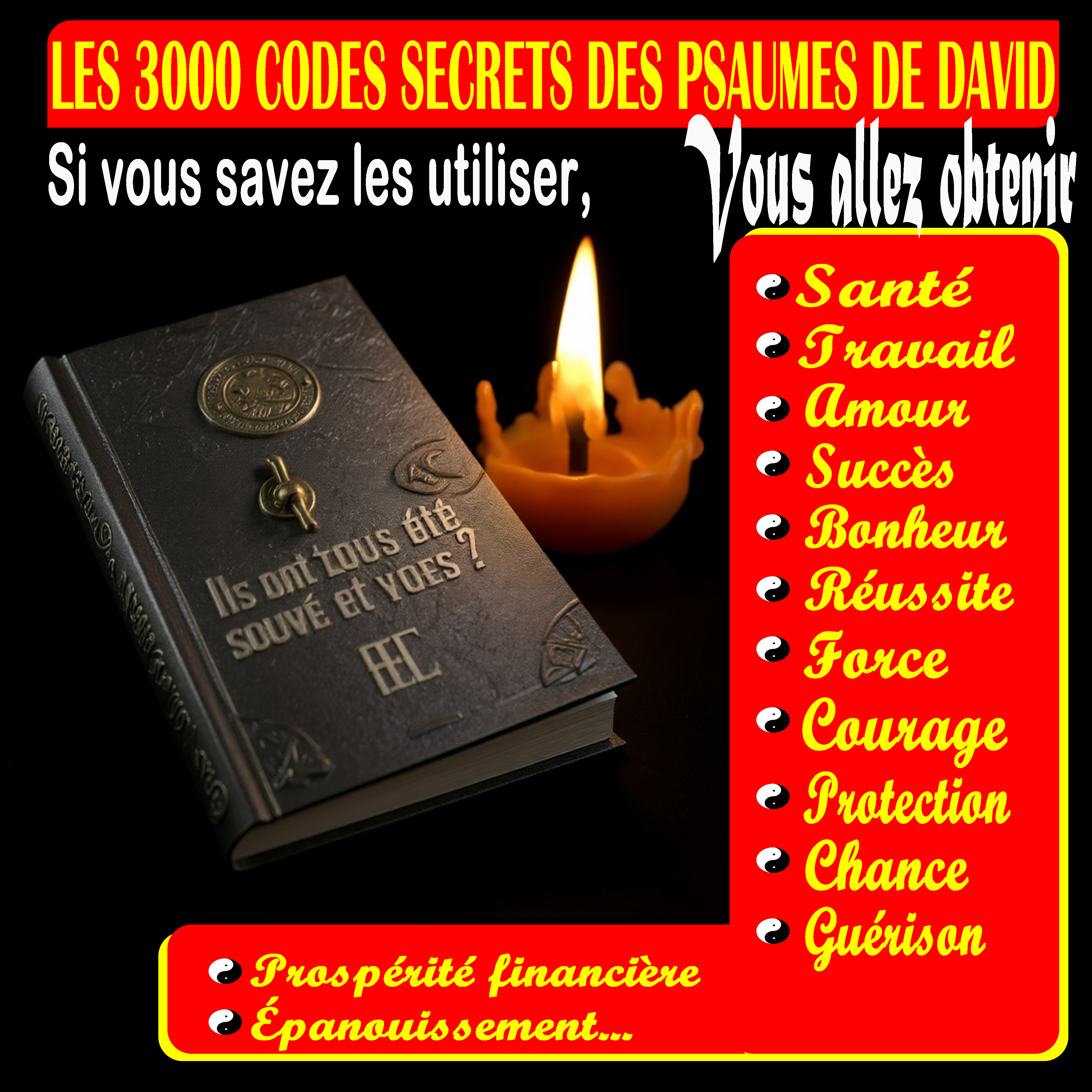 LES 3000 CODES SECRETS DES PSAUMES DE DAVID